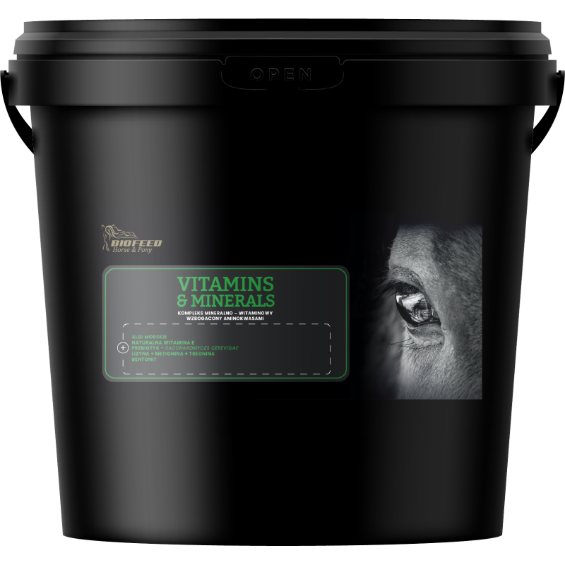 Witaminy dla koni BIOFEED Horse & Pony Vitamins & Minerals 14 kg Witaminy dla koni BIOFEED Horse & Pony Vitamins & Minerals 14 kg