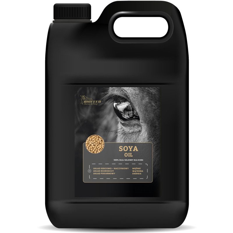 Olej sojowy dla koni BIOFEED Horse & Pony Soya Oil 4,5 l Olej sojowy dla koni BIOFEED Horse & Pony Soya Oil 4,5 l