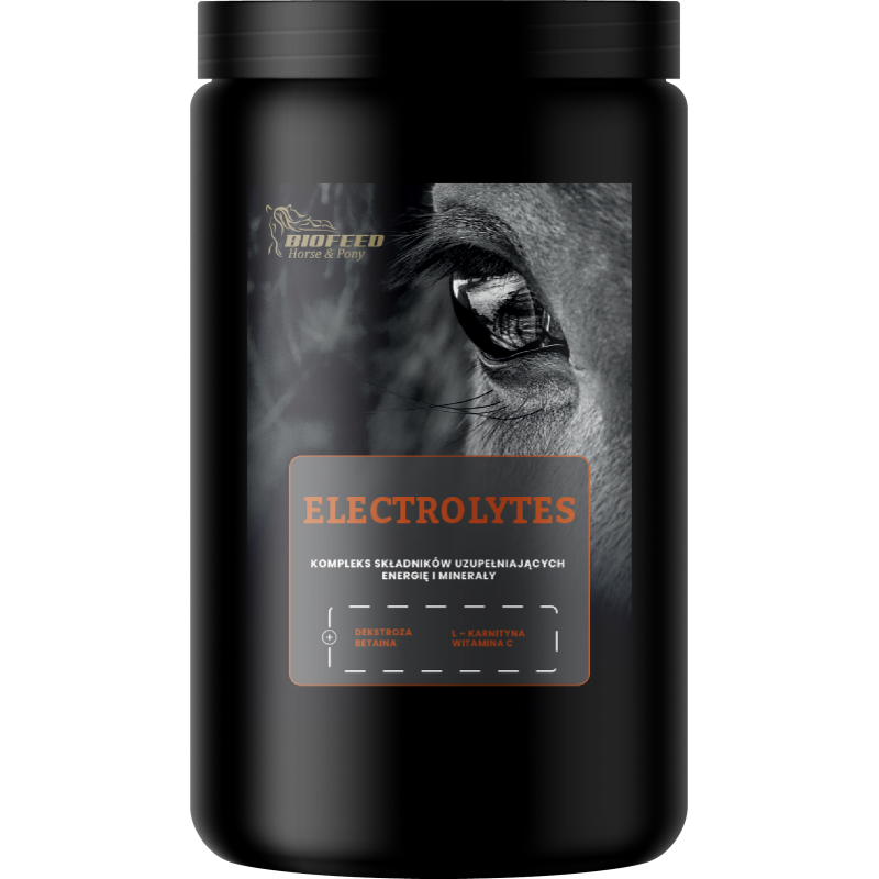 Elektrolity dla koni BIOFEED Horse & Pony Electrolytes 900 g (słoik PET) Elektrolity dla koni BIOFEED Horse & Pony Electrolytes 900 g (słoik PET)