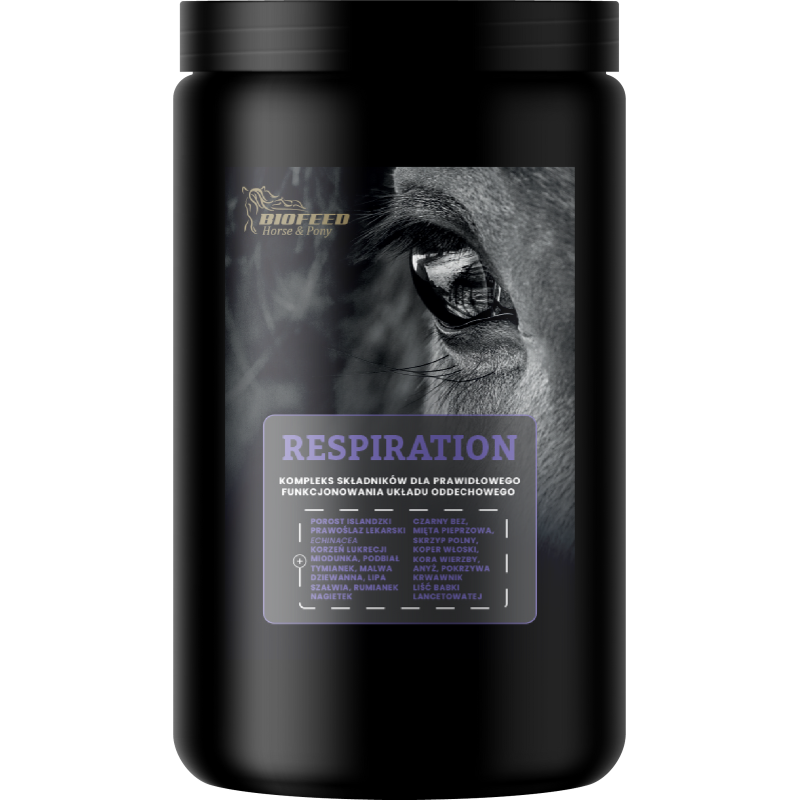 BIOFEED Horse & Pony Respiration 900 g (słoik PET)