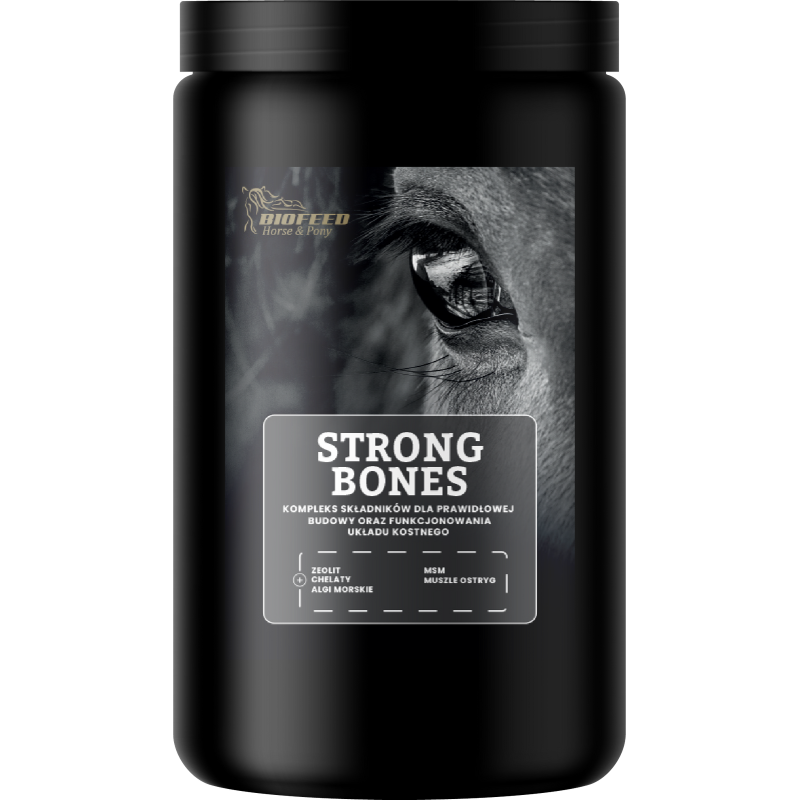BIOFEED Horse & Pony Strong Bones 900 g (słoik PET) BIOFEED Horse & Pony Strong Bones 900 g (słoik PET)