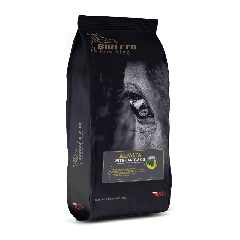 BIOFEED Horse & Pony Alfalfa with canola oil 10 kg BIOFEED Horse & Pony Alfalfa with canola oil 10 kg