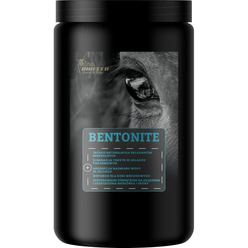 BIOFEED Horse & Pony Bentonite 900 g (słoik PET) BIOFEED Horse & Pony Bentonite 900 g (słoik PET)