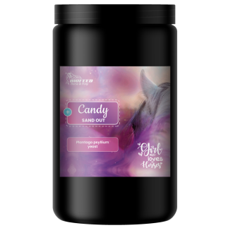 Odpiaszczacz dla koni BIOFEED Horse & Pony Candy Sand Out 800 g (słoik PET)
