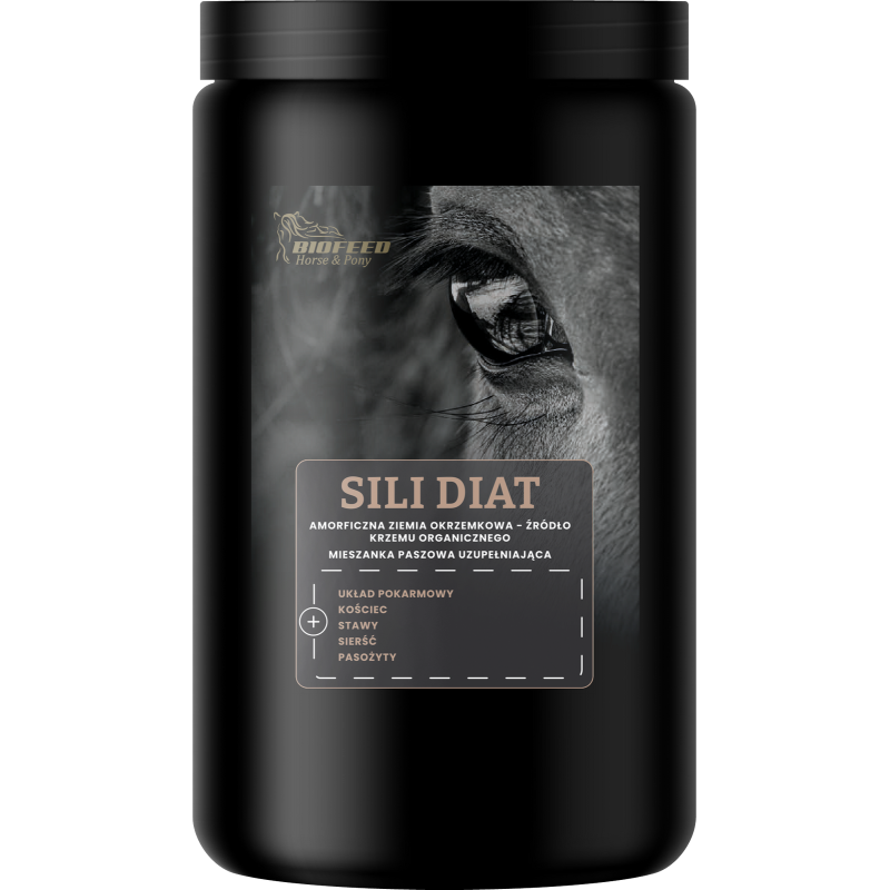 BIOFEED Horse & Pony Sili Diat 600 g (słoik PET) BIOFEED Horse & Pony Sili Diat 600 g (słoik PET)