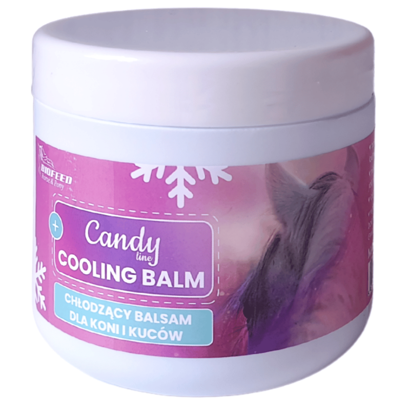 Chłodzący balsam BIOFEED Horse & Pony Candy Cooling Balm 500 ml Chłodzący balsam BIOFEED Horse & Pony Candy Cooling Balm 500 ml