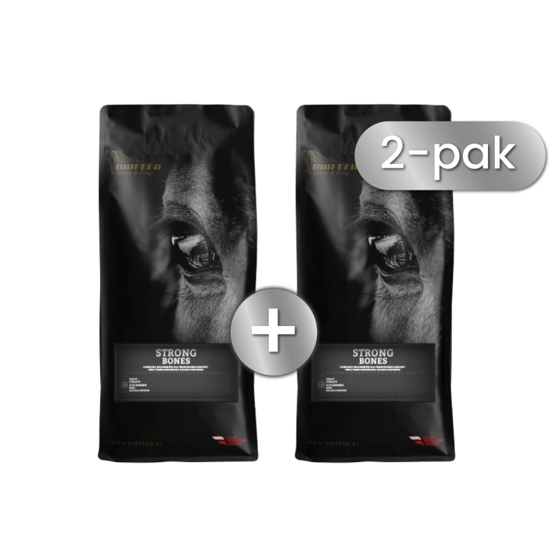 ZESTAW: BIOFEED Horse & Pony Strong Bones 2x 25 kg ZESTAW: BIOFEED Horse & Pony Strong Bones 2x 25 kg