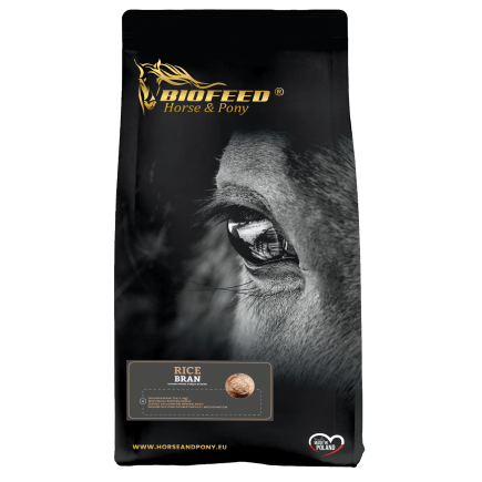 OTRĘBY RYŻOWE DLA KONI RICE BRAN GRANULATED 20kg